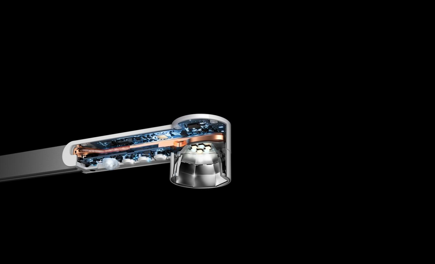x ray image of heat pipe technology in lightcycle